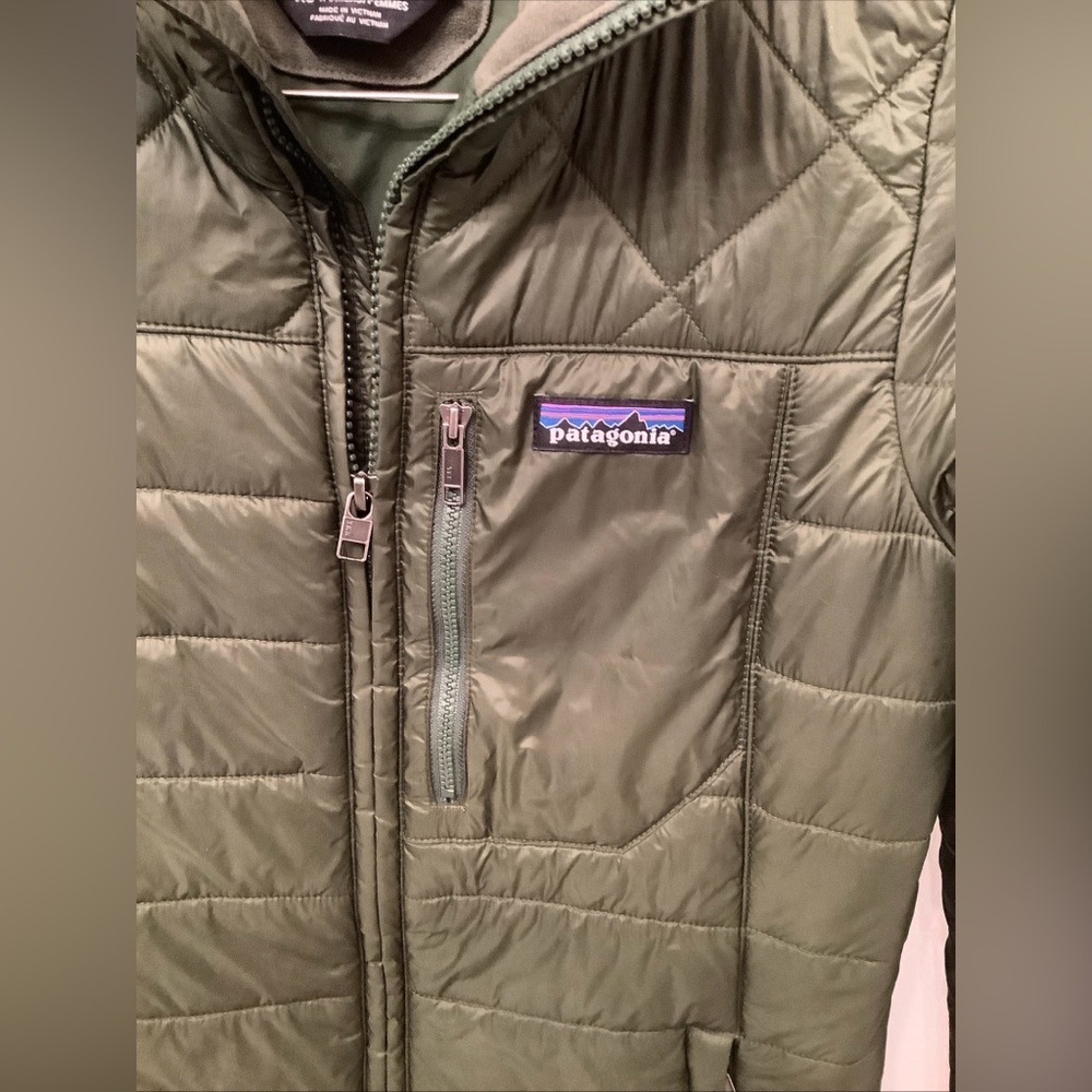 Patagonia Radalie Insulated Parka Industrial Green Puffer Quilted XS​​ - Picture 5 of 10